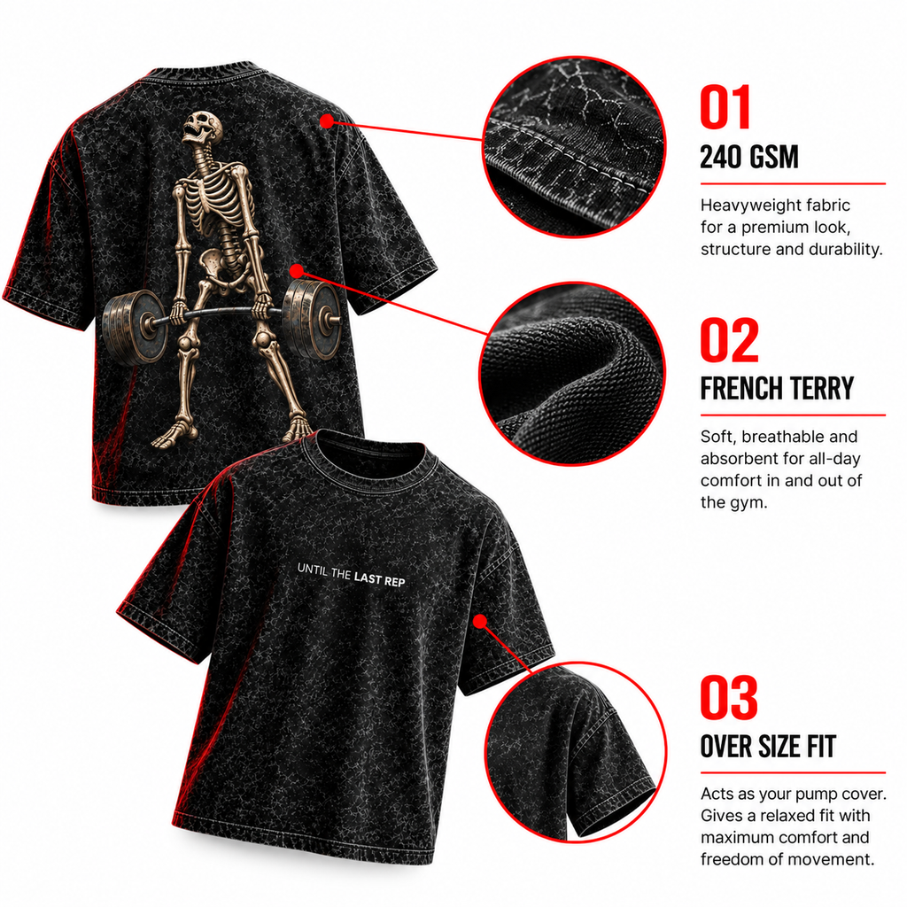 UNTIL THE LAST REP | OVERSIZE TEE