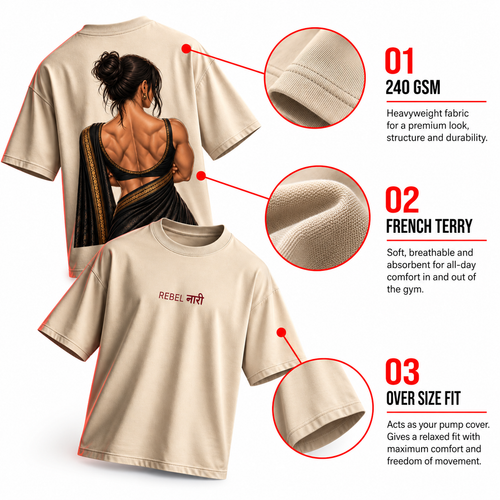 REBEL NAARI | OVERSIZE TEE